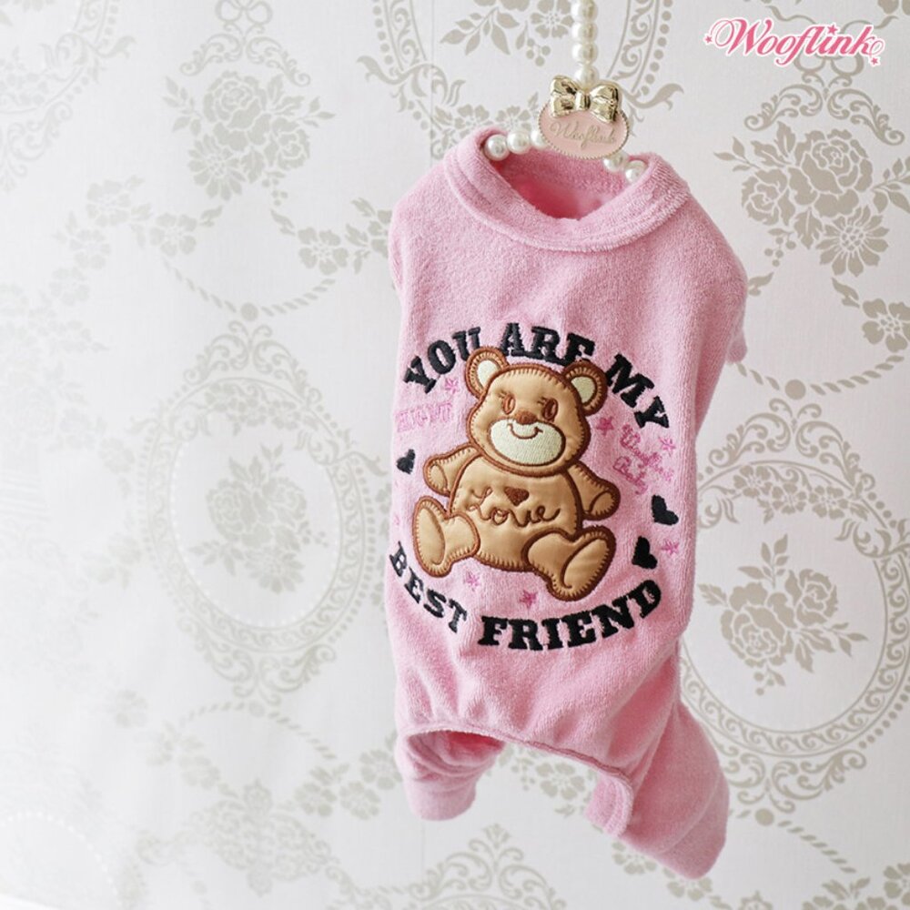 You Are My Best Friend Dog Pjs - Size 6 PINK
